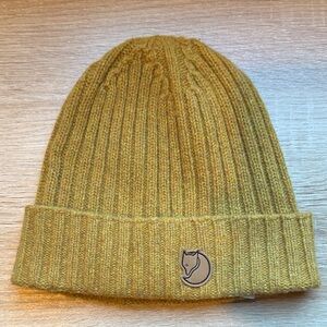 Fjallraven Ochre Ribbed Beanie